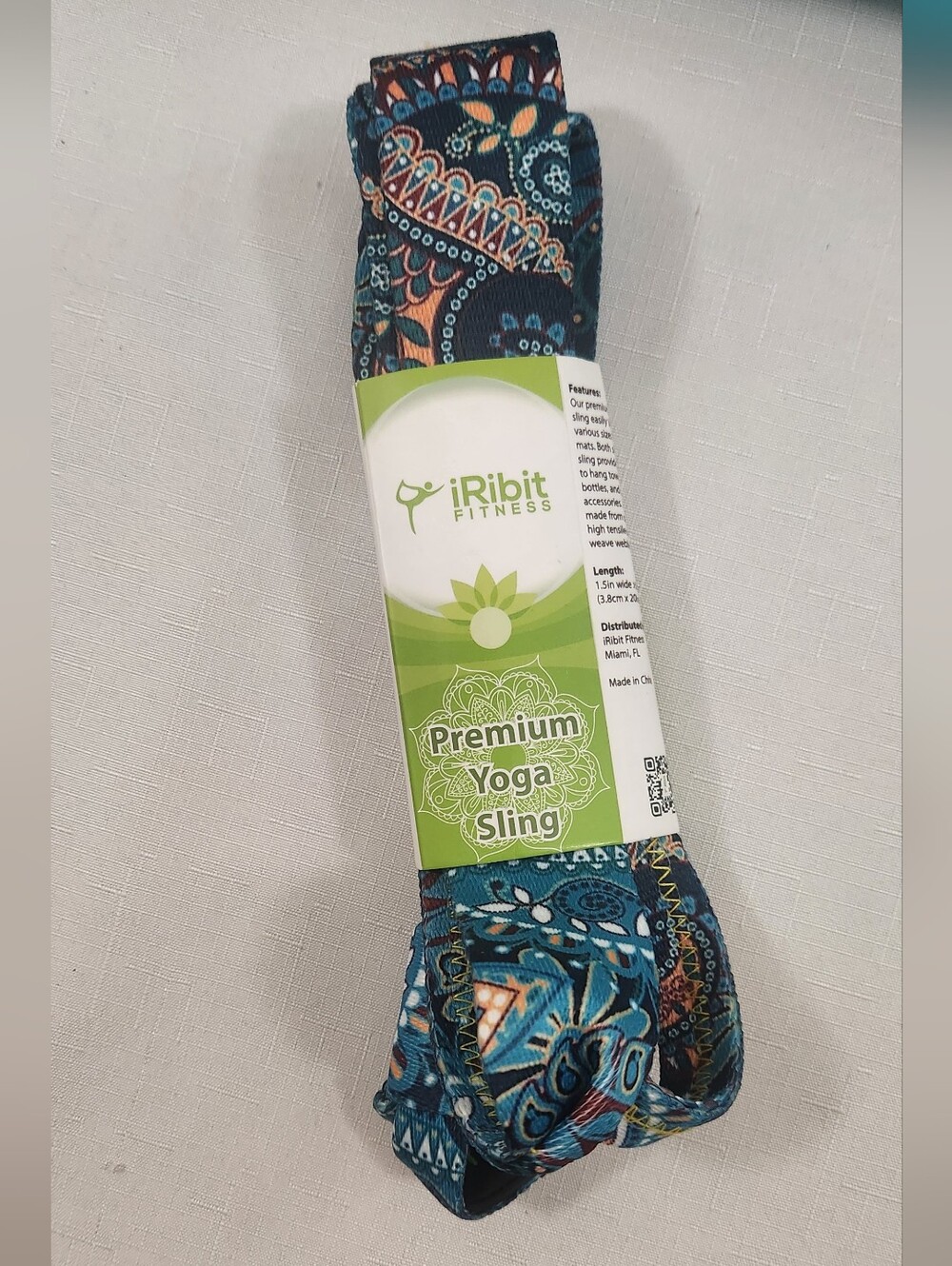 Gaiam Yoga Mat IRibit Yoga Sling Bundle. - Picture 3 of 5